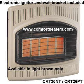Comfort glow plaque infrared vent less heater and plaque infrared vent less heater accessories for Comfort glow, Glow warm, Reddy and Vanguard by Desa